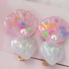 Color shell corazón clip set niñas lindo tocado accesorios caja de regalo Application Scenario